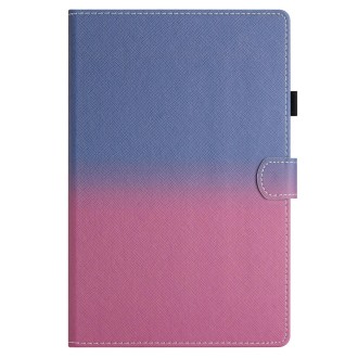 For iPad mini 5 / 4 / 3 / 2 / 1 Stitching Gradient Leather Tablet Case(Blue Rose)