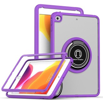 Shadow PC Tablet Case with Ring Holde For iPad mini 5 / 4(Purple)