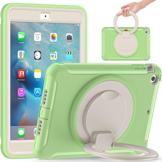 Shockproof TPU + PC Protective Case with 360 Degree Rotation Foldable Handle Grip Holder & Pen Slot For iPad mini 3 / 2 / 1(Matc