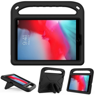 Handle Portable EVA Shockproof Anti Falling Protective Case with Triangle Holder For iPad mini 5 / 4 / 3 / 2 / 1 (Black)