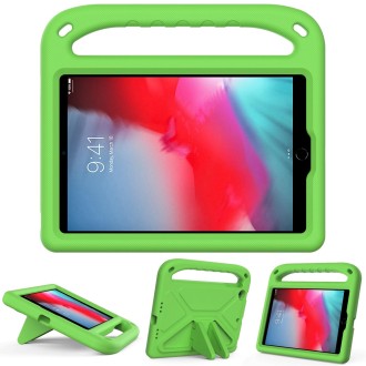 Handle Portable EVA Shockproof Anti Falling Protective Case with Triangle Holder For iPad mini 5 / 4 / 3 / 2 / 1 (Green)