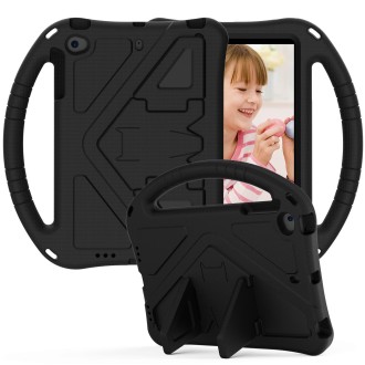 For iPad Mini5/4/3/2/1 EVA Flat Anti Falling Protective Case Shell with Holder(Black)