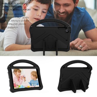 For iPad Mini5/4/3/2/1 EVA Flat Anti Falling Protective Case Shell with Holder(Black)