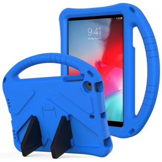 For iPad Mini5/4/3/2/1 EVA Flat Anti Falling Protective Case Shell with Holder(Blue)