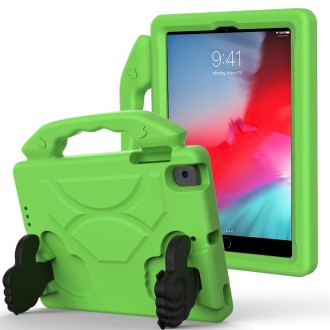 For iPad Mini 5/4/3/2/1 EVA Material Children Flat Anti Falling Cover Protective Shell With Thumb Bracket(Green)