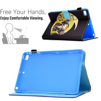 Colored Drawing Horizontal Flip Leather Case with Holder & Card Slots & Sleep / Wake-up Function For iPad mini 5 / 4 / 3 / 2 / 1