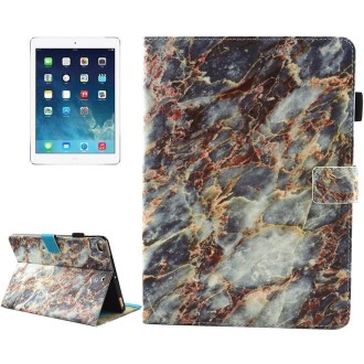 For iPad mini 4 / mini 3 / mini 2 / mini Universal Colorful Marble Pattern Horizontal Flip Leather Protective Case with Holder &