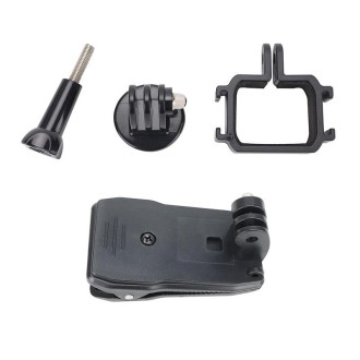 For DJI OSMO Pocket 3 Expansion Bracket Adapter Gimbal Camera Mounting Bracket Accessories, Style: Expand Bracket+Backpack Clip