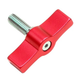 10PCS T-shaped Screw Multi-directional Adjustment Hand Screw Aluminum Alloy Handle Screw, Specification:M4(Red)