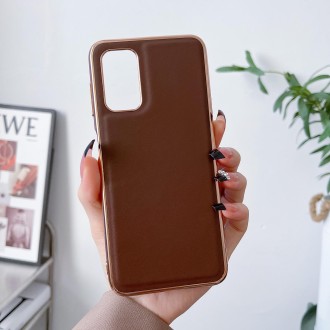 For Xiaomi Redmi Note 11 Pro 4G Global/5G Global/Note 11E Pro Genuine Leather Xiaoya Series Nano Plating Phone Case(Coffee)