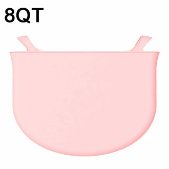 8QT Silicone Slow Cooke Liners Reusable Leakproof Crock Pot Liners(Pink)