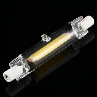 R7S 220V 5W 78mm COB LED Bulb Glass Tube Replacement Halogen Lamp Spot Light, 4000K Natural White Light