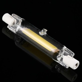 R7S 220V 5W 78mm COB LED Bulb Glass Tube Replacement Halogen Lamp Spot Light, 4000K Natural White Light