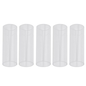 5PCS Acrylic Guitar Slide Tube Folk Slide Block, Size:51mm(Transparent)