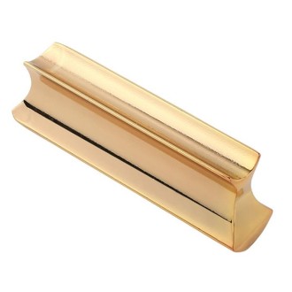 Metal Zinc Alloy Solid Guitar Slider Folk Slide Block, Size:70mm(Gold)