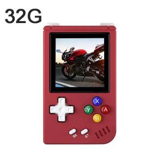 ANBERNIC RG Nano  1.54-Inch IPS Linux System Classic Pocket Retro Game Console 32G 3000 Games(Red)