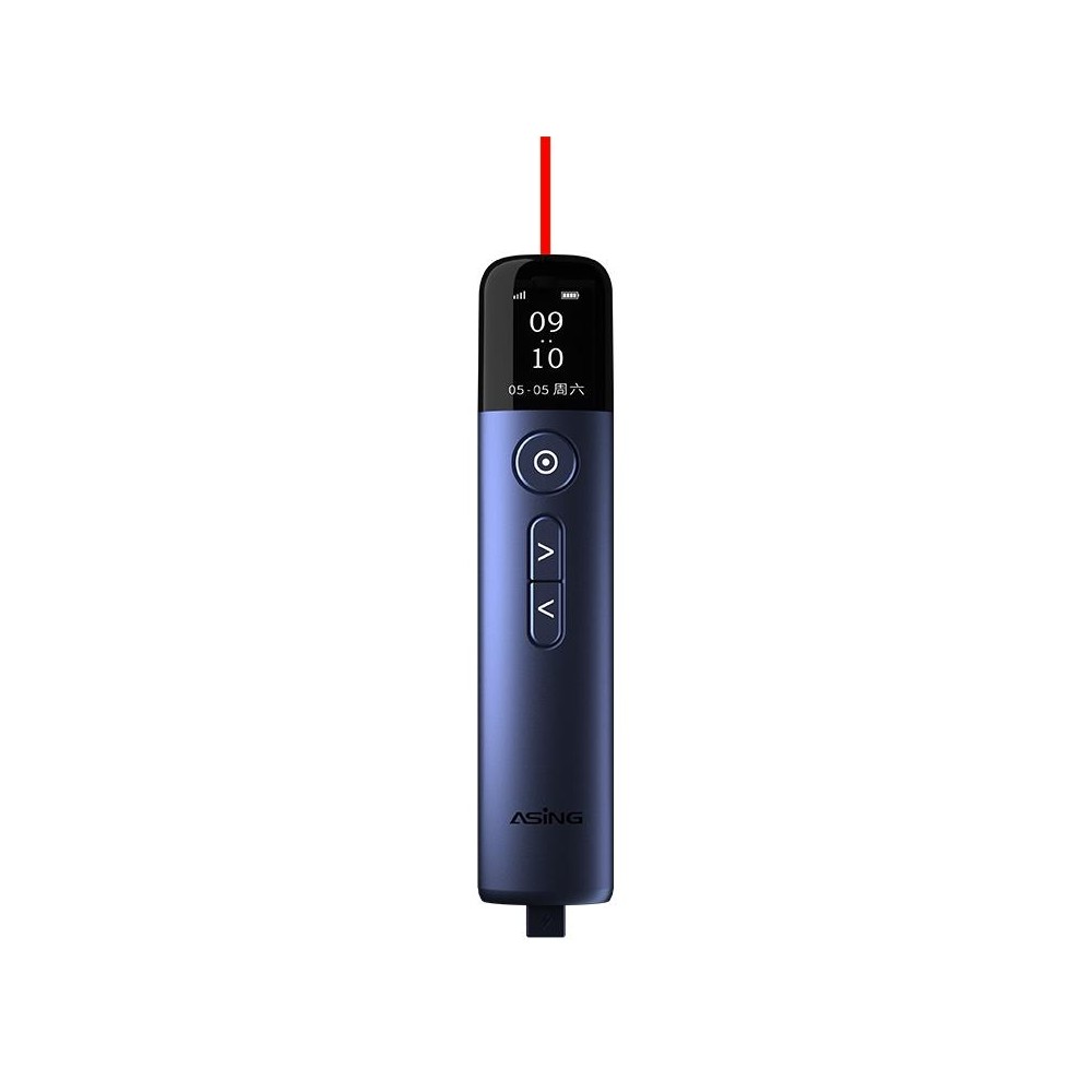 ASiNG A9 128MB Red Light Multifunctional PPT Touch Laser Page Turning Pen Wireless Presenter(Blue)