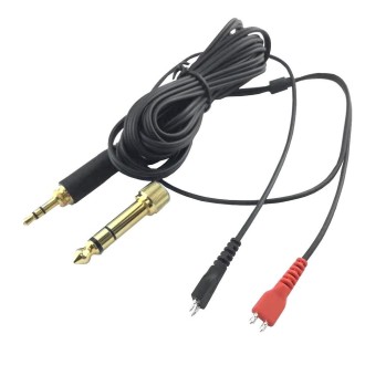 For Sennheiser HD25 / HD560 / HD540 / HD480 / HD430 / HD250 Headset Audio Cable(Left Long Right Short)