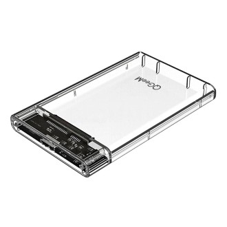 Type-C/USB-C QGeeM USB3.0 Transparent High-Speed 2.5 Inch Universal Laptop External Hard Disk Box