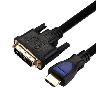 1.5m HDMI To DVI 24+1P 1080P Two-Way HD Cable For Connecting Computer To Monitor