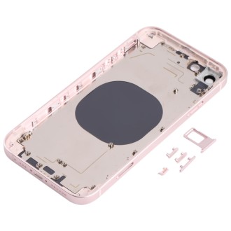 Back Housing Cover with Appearance Imitation of iP13 for iPhone XR(Pink)