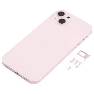 Back Housing Cover with Appearance Imitation of iP13 for iPhone XR(Pink)