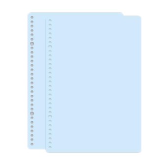 5sets Frosted Loose-Leaf Book Cover DIY Hand Book Cover, Size: A4(Blue)