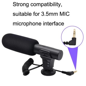 MAMEN MIC-05 Micro SLR Camera Microphone(Black)