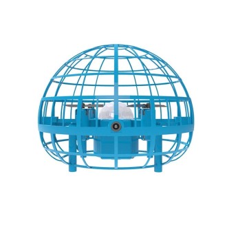 Remote Stunt Suspended Ball Induction Four-Axis Aircraft Toy For Children(Blue)