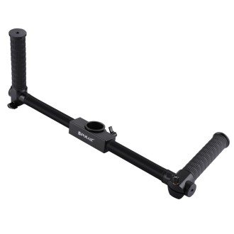 PULUZ Dual Handheld Grip Aluminum Tube Stabilizer