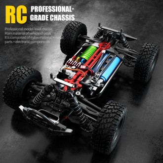 JJR/C Q117C Full Scale Brushless High Speed Off-Road Wrangler Remote Control Car(Black Red)