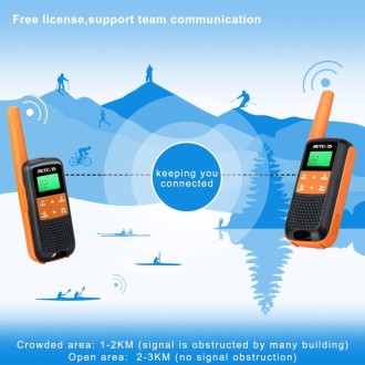 1 Pair RETEVIS RT649 PMR446 16CHS License-free Two Way Radio Handheld Walkie Talkie, EU Plug