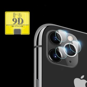 For iPhone 11 Pro Max 9D Transparent Rear Camera Lens Protector Tempered Glass Film