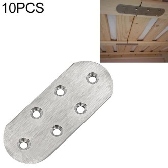 10 PCS Stainless Steel Connection Code Straight Connecting Piece, Number: 18