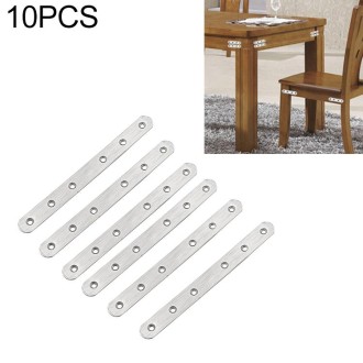 10 PCS Stainless Steel Connection Code Straight Connecting Piece, Number: 9