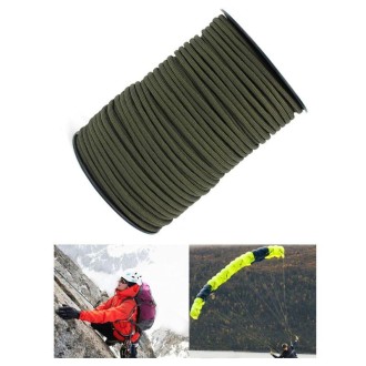 100m 9 Core 550 Umbrella Rope Outdoor Camp Rescue Bundle Tent Rope Mountain Rope(Black)