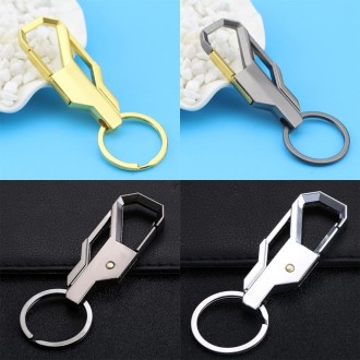 10 PCS Metal Keychain Men Car Creative Pendant, Random Color Delivery