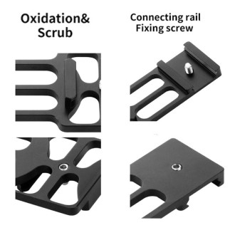 20mm Rail Side Mount for GoPro Hero11 Black / HERO10 Black /9 Black /8 Black /7 /6 /5 /5 Session /4 Session /4 /3+ /3 /2 /1, DJI