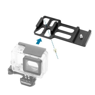 20mm Rail Side Mount for GoPro Hero11 Black / HERO10 Black /9 Black /8 Black /7 /6 /5 /5 Session /4 Session /4 /3+ /3 /2 /1, DJI