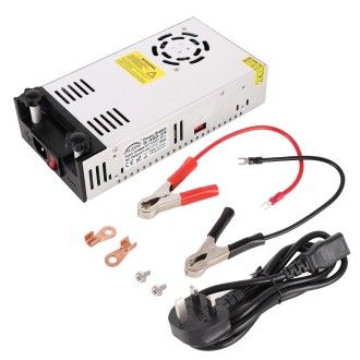 S-480-24 DC24V 480W 20A DIY Regulated DC Switching Power Supply Power Step-down Transformer with Clip, UK Plug