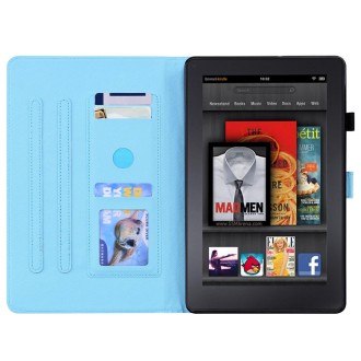 For Amazon Kindle Paperwhite 4 / 3 / 2 / 1 Animal Pattern Horizontal Flip Leather Case with Holder & Card Slots & Photo Frame & 