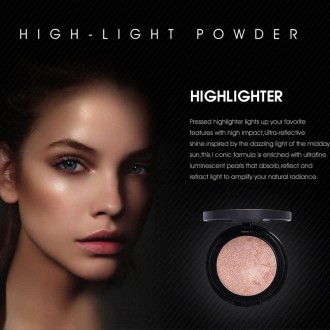 Professional Face Makeup Bronzer And Highlighter Palette Powder Makeup Glow Kit Highlighter Contour Palette(H01)