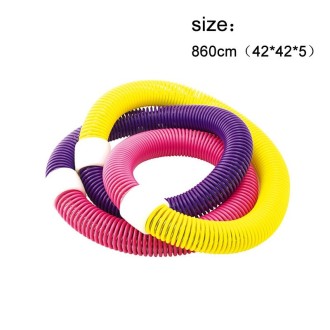 Adult Slimming Circle Waist Trimmer Workout Fitness Exercise Coil Flexible Soft Spring Fitness Circles, 0.9kg / 42cm