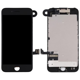 TFT LCD Screen for iPhone 7 with Digitizer Full Assembly include Front Camera (Black)