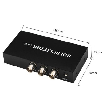 1 In 2 Out SD-SDI / HD-SDI / 3G-SDI Distribution Amplifier Video SDI Splitter(US Plug)