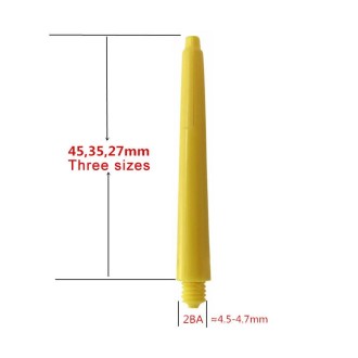 Cavalier 60 PCS Throwing Toy 45mm Shafts Nylon 2BA Dart Shaft, Random Color Delivery