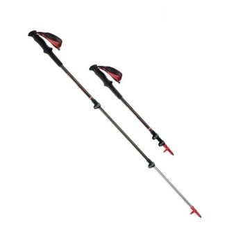 Naturehike External Lock Telescopic Ultra-light Carbon Trekking Cane Outdoor Climbing Equipment(Starry Black)