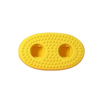 Inflatable Pool Floating Silicone Drink Cup Holder(Yellow)