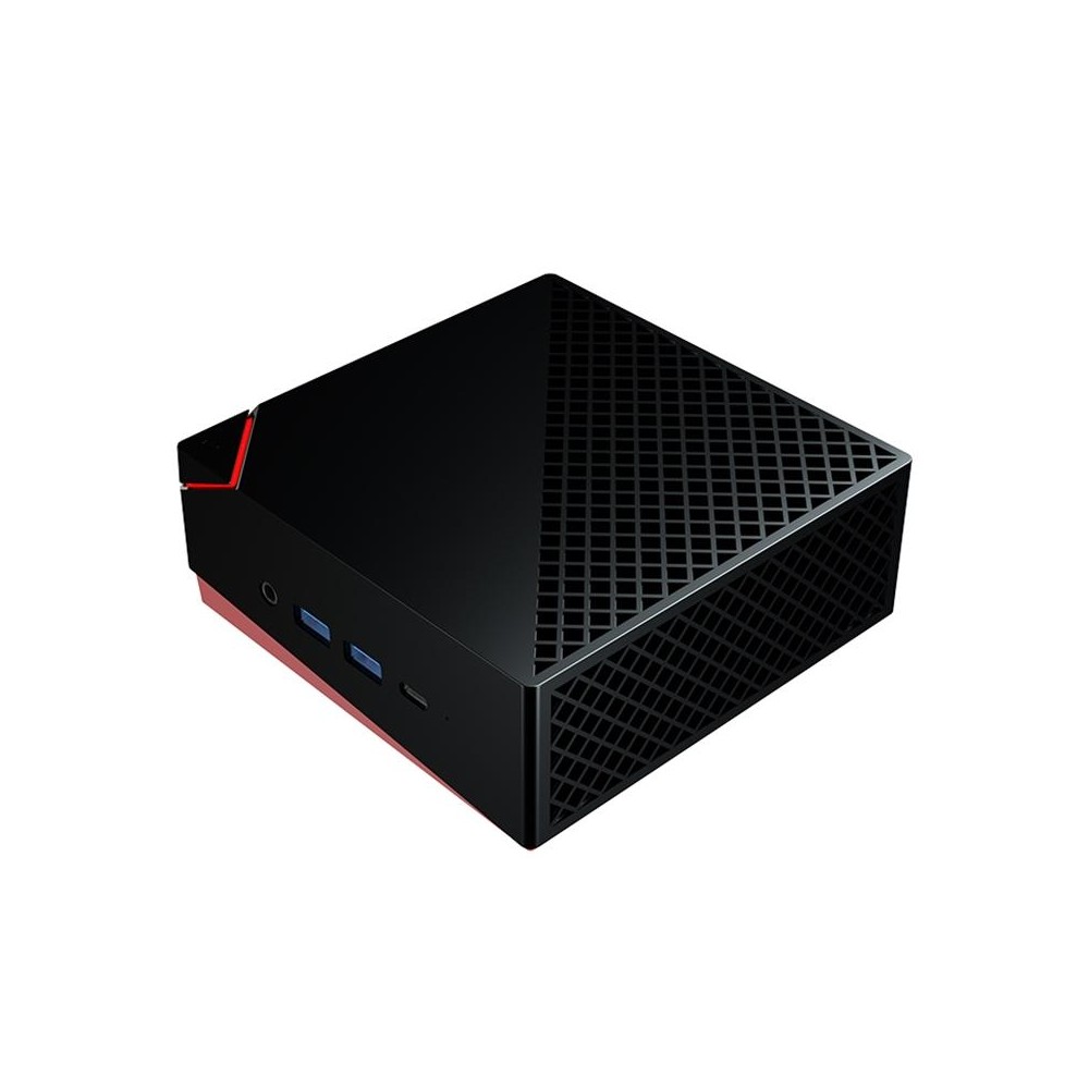 MN45 Barebone Mini PC, AMD Ryzen 5 4500U CPU, No RAM+Hard Disk, Support 3 Screens Output(Black)