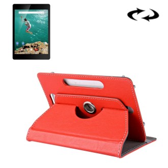 9 inch Tablets Leather Case Crazy Horse Texture 360 Degrees Rotation Protective Case Shell with Holder for ONDA V891w, Ramos i9s